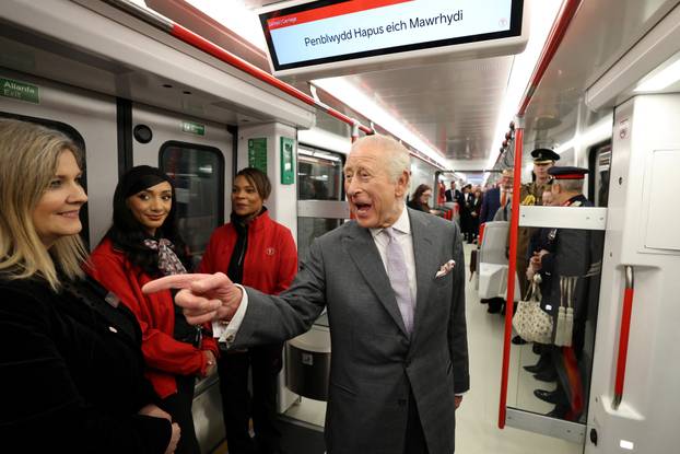 Britain's King Charles visits Wales