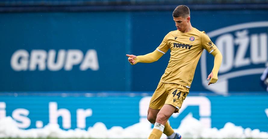 16-godišnji Luka Vušković debritirao za Hajduk protiv Dinama