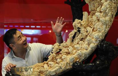 Kinez izrađuje umjetnine od mamutovih kljova