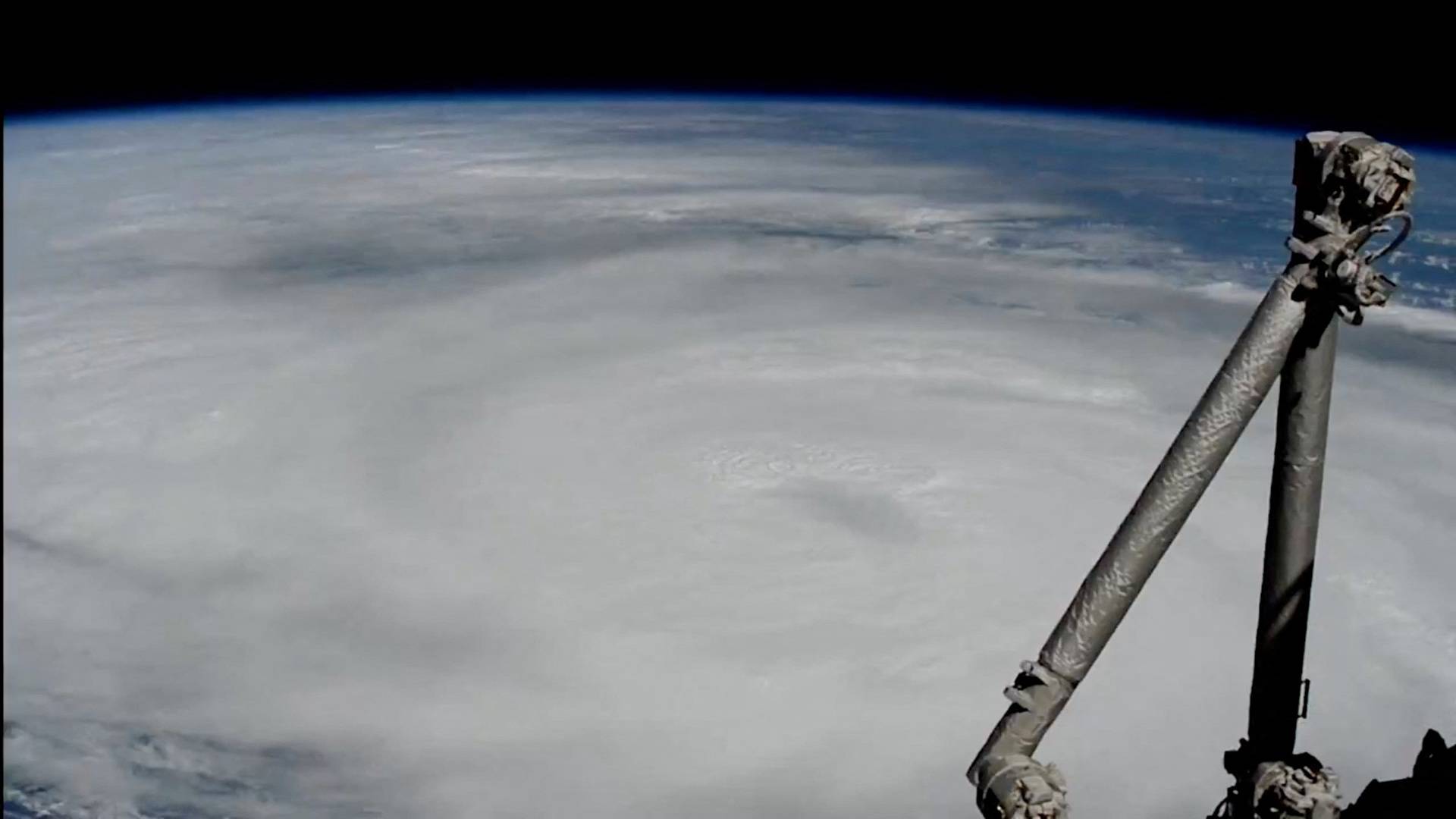 Satellite image shows Hurricane Helene churning through the Gulf of Florida