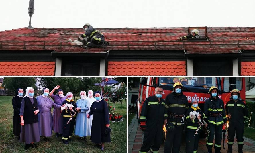 Časne sestre iz Đakova: Halo, vatrogasci? Rodi treba pomoć