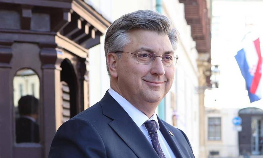 Zagreb: Premijer Andrej Plenković primio predsjedateljicu Predsjedništva BiH Željku Cvijanović