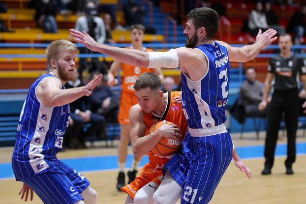 Zagreb: Utakmica 14. kola hrvatskog prvenstva, Cedevita Junior - Zadar