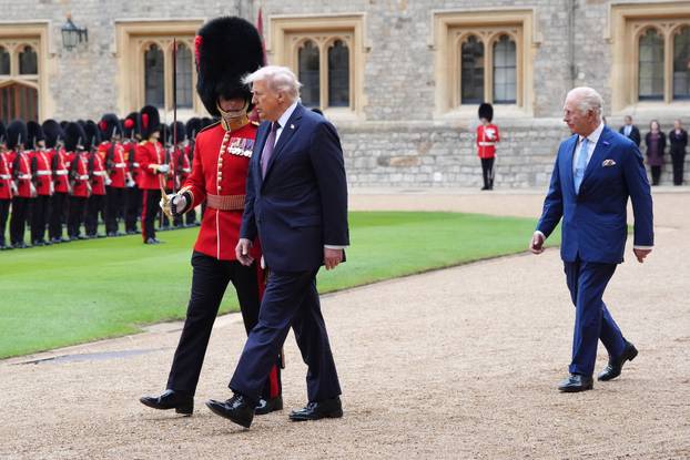U.S. President Trump makes second state visit to Britain