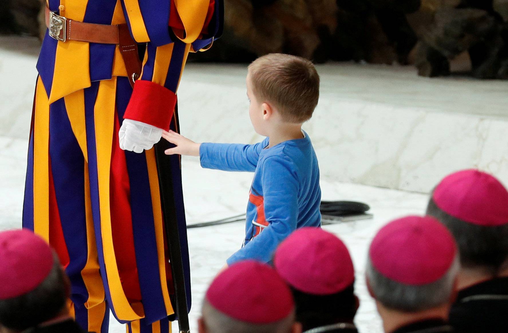 Pope Francis leads the weekly general audience at Paul VI hall at the Vatican