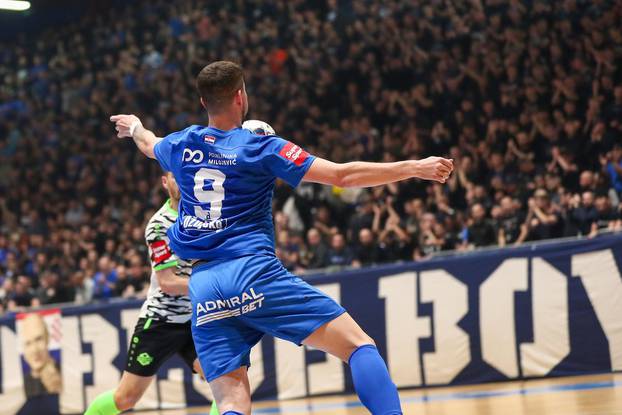 Zagreb: Prva utakmica finala HMNL-a, Futsal Dinamo - Olmissum