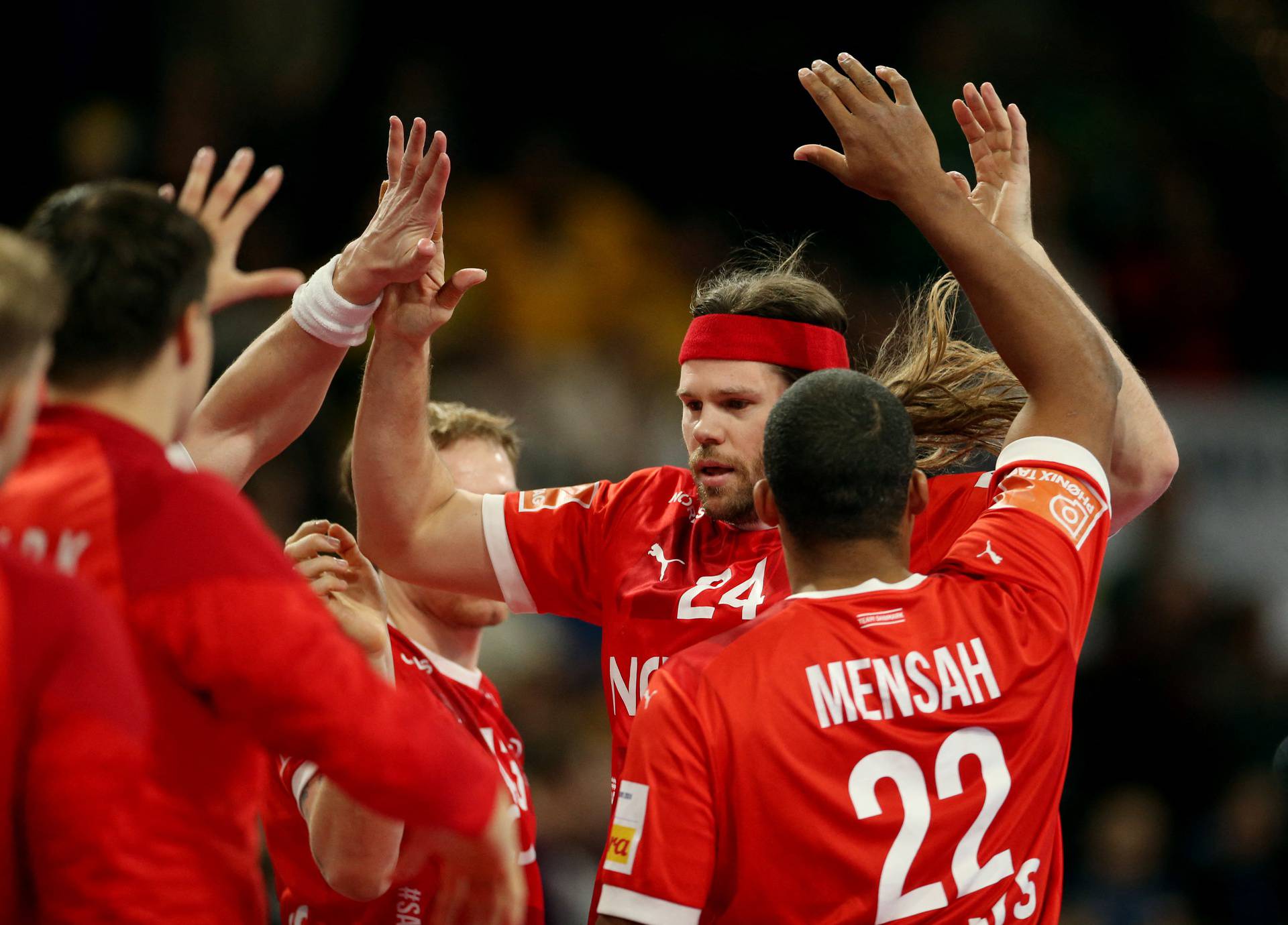 EHF 2024 Men's European Handball Championship - Main Round - Denmark v Netherlands