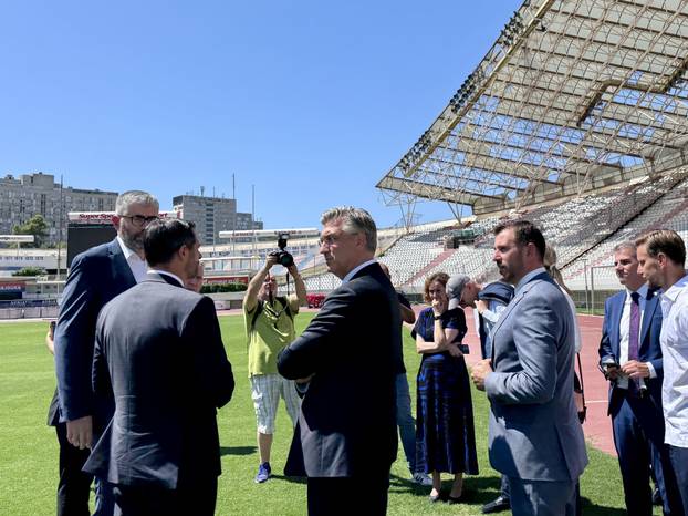 Split: Andrej Plenkovi&cacute; obi&scaron;ao je Poljud
