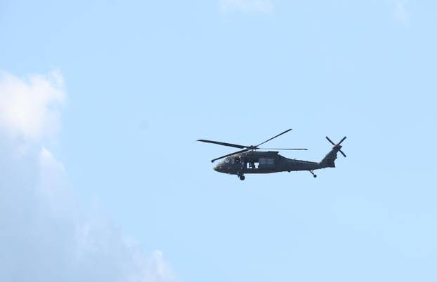 Zagreb: Generalna proba svečanog vojnog mimohoda - zračne snage 