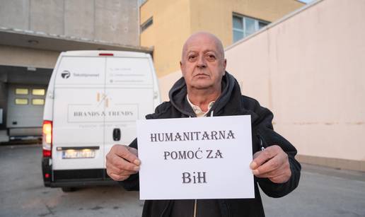 FOTO Iz Zagreba je krenuo konvoj humanitarne pomoći za pogođene poplavama u BiH