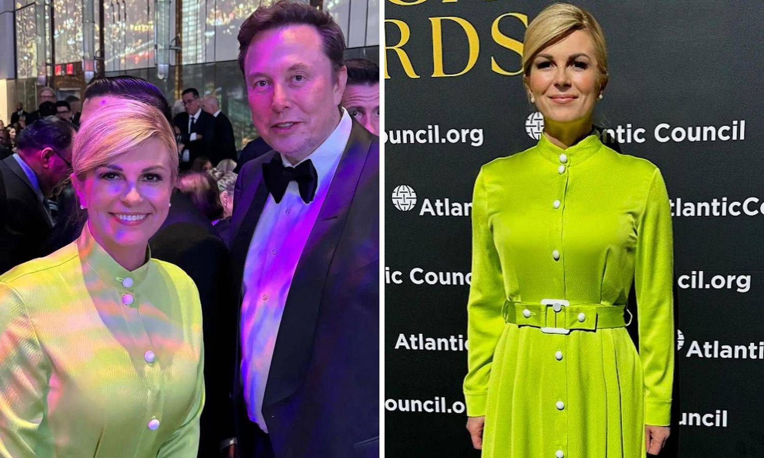 Kolinda se pohvalila s fotkama sa svečanosti u New Yorku: Pozirala s Elonom Muskom