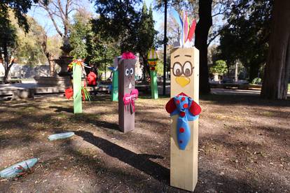 Split: U parku Đardin postavljeni su ukrasi za Uskrs