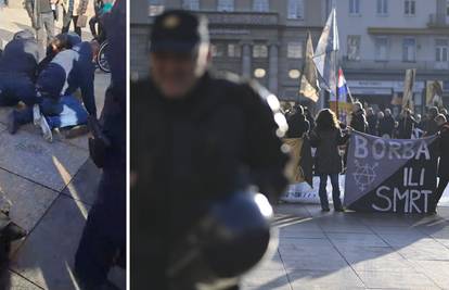 VIDEO Policija o naguravanju na Trgu: Privedeni su Austrijanac i Francuz, pružali 'aktivan otpor'