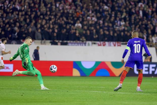 Prva utakmica četvrtfinala UEFA Lige nacija između Hrvatske i Francuske