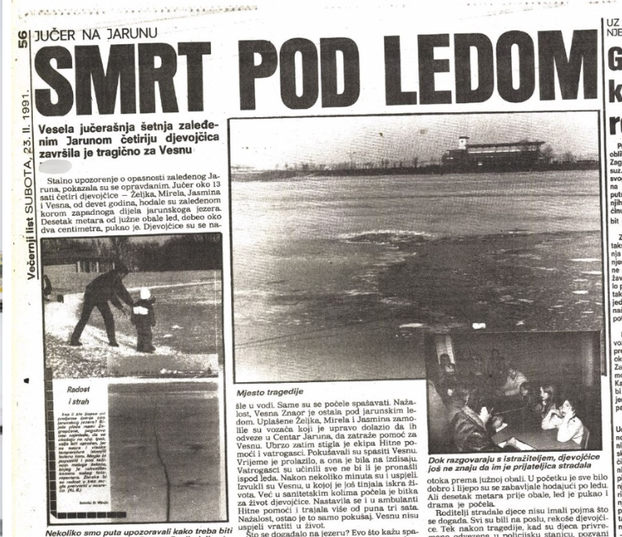 FOTO Kae s glavom: 'Hodali su zaleđenim Jarunom. Policija je bila i potjerala djecu i roditelje'