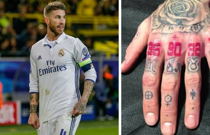 Ramos ima nove tajanstvene tetovaže: Evo i što one znače