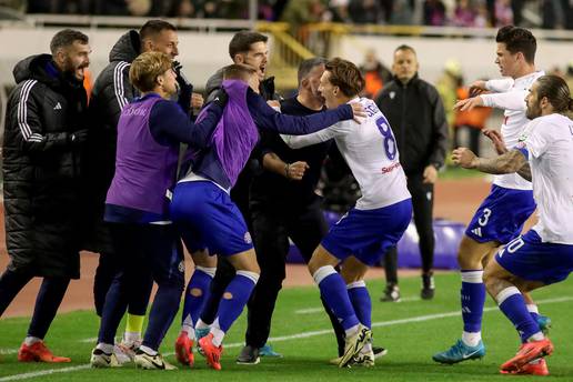 Hajduk - Dinamo 1-0: Splićani dobili derbi i vratili se na vrh! 'Modrima' presudio Niko Sigur