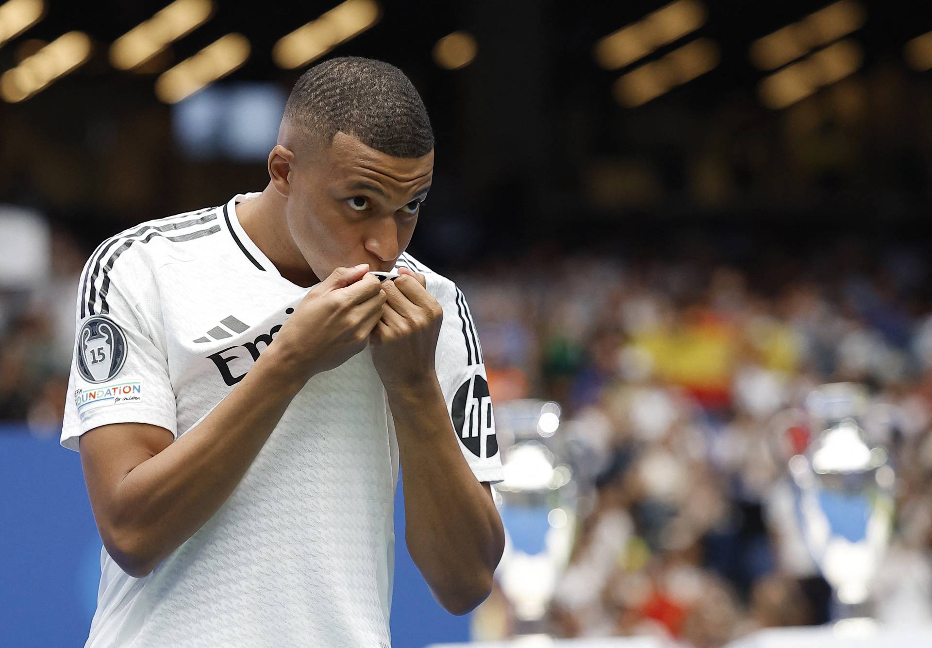 Real Madrid unveil Kylian Mbappe