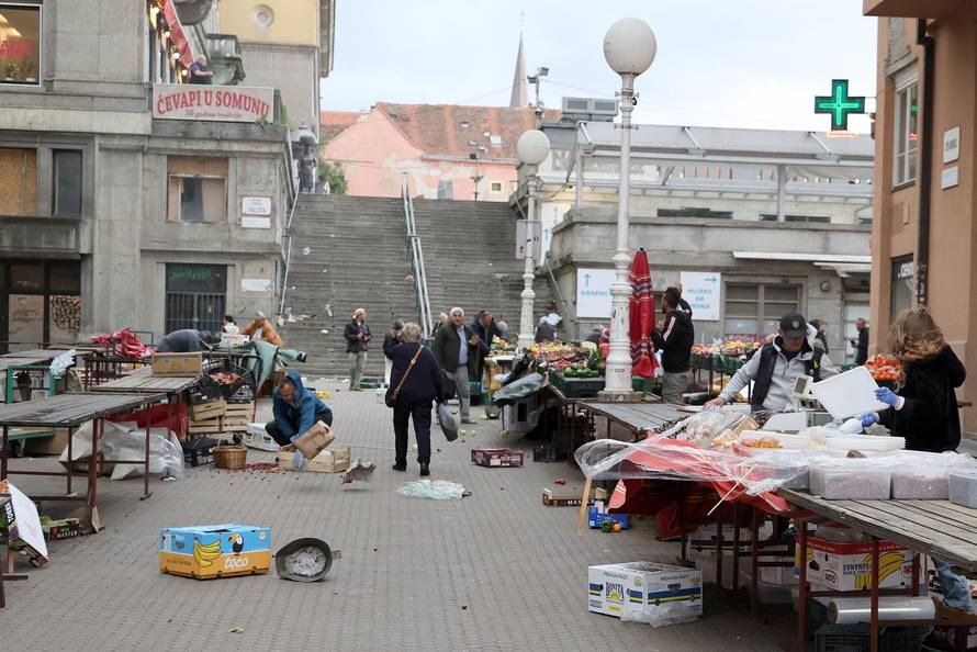 Zagreb: Olujni vjetar razbacao Splavnicu