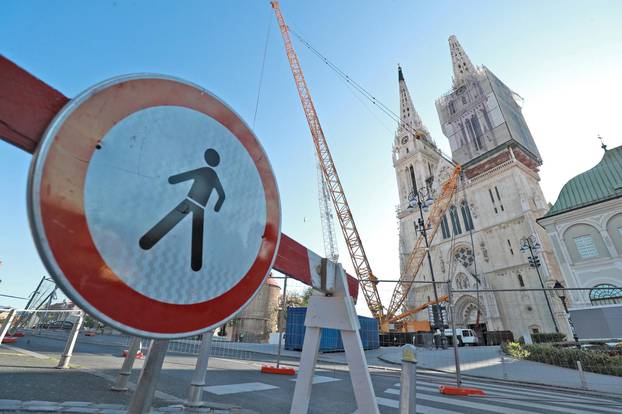 Zagreb: Sve je spremno za uklanjanje sjevernog tornja katedrale