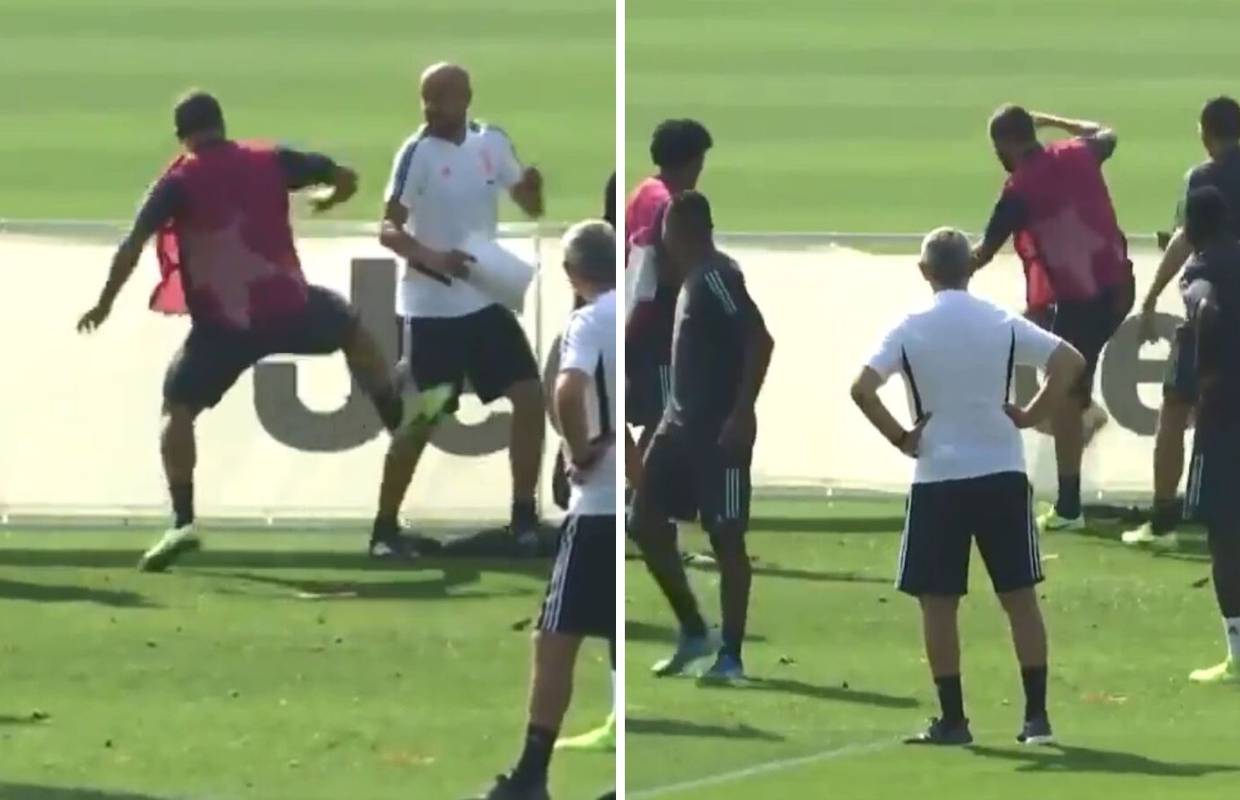 Higuain poludio! Udario nogom trenera, nastradale i reklame...