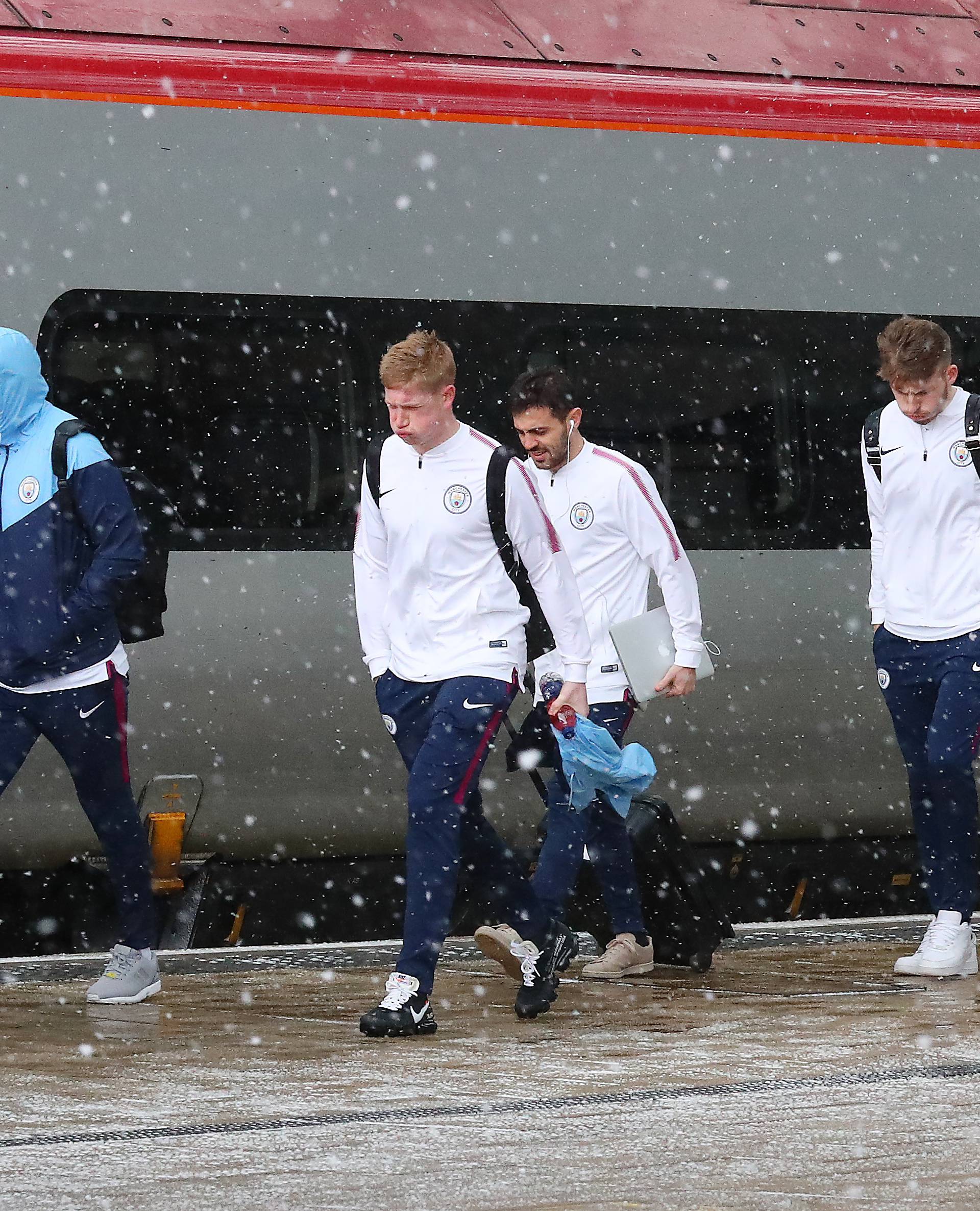 Manchester City Team Sighting - Manchester