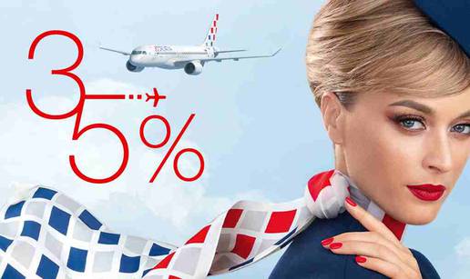 35 % popusta povodom 35 godina Croatia Airlinesa!