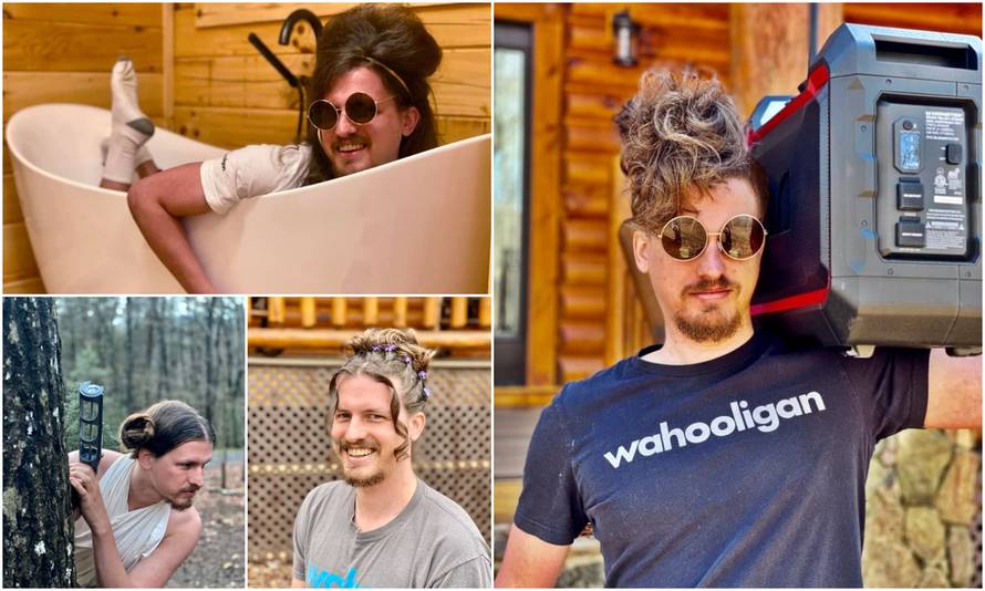 Njima nije dosadno: Dečku radi frizure, on u tome zbilja uživa