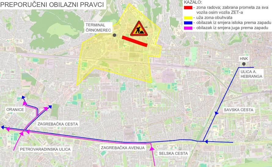 Dio Ilice zatvoren zbog radova, evo kuda idu obilazni pravci