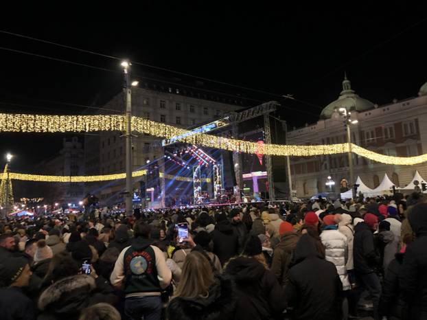 Beograd: Doček Srpske nove godine na Trgu republike