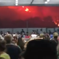 Strašna snimka s trajekta: Nebo je crveno, a vatra guta Grčku...