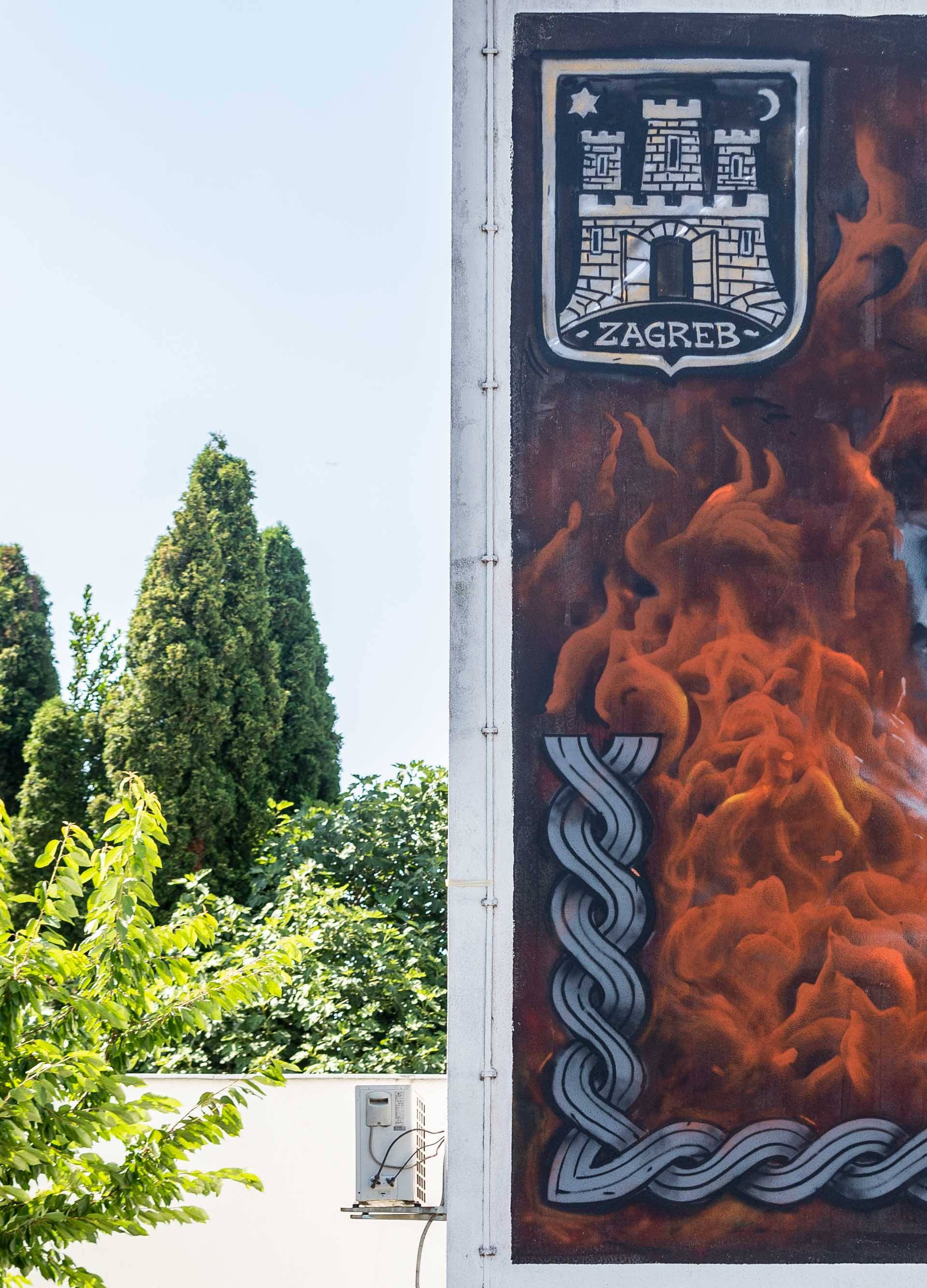 Nova atrakcija na zidu: Mural vatrogasca čuva Zagrepčane