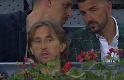 VIDEO Modrić uživao u teniskom meču u zanimljivom društvu...