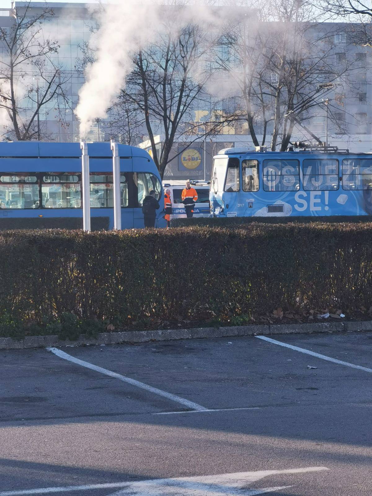 Zagreb: Tramvaji su se sudarili