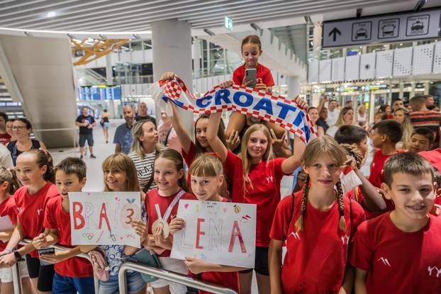Doček olimpijaca u Zračnoj luci Split