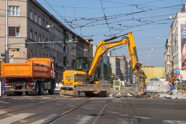 Zagreb: Zbog radova križanje Šubićeve i Zvonimirove ulice zatvara se za promet na mjesec dana