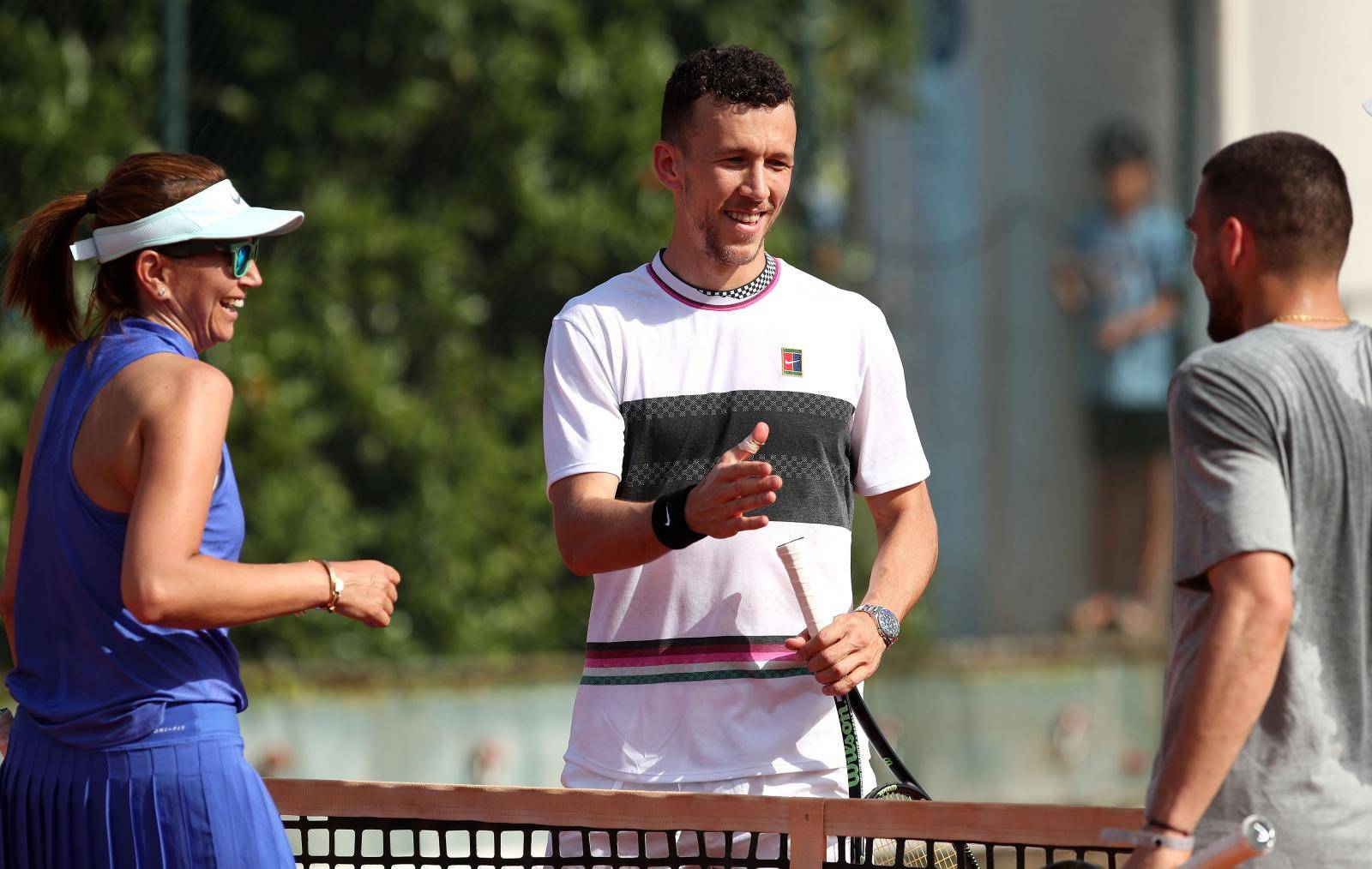 Modrić je 'čarobnjak' i u tenisu, Mandžukić se  'naljutio' u finalu