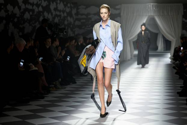 Moschino Fall-Winter 2024/2025 collection at Fashion Week in Milan