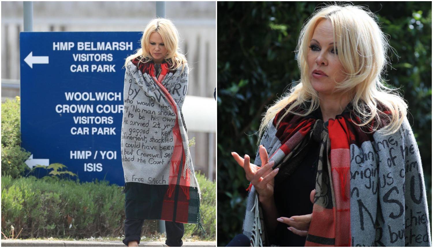 Pamela Anderson je posjetila Juliana Assangea u zatvoru