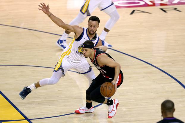 NBA: Playoffs-Portland Trail Blazers at Golden State Warriors