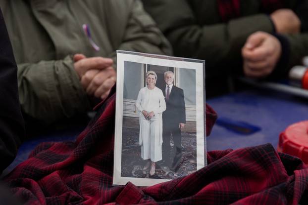 A demonstration in support of Czech President called "We stand for our President" in Prague