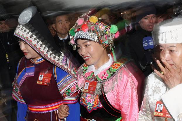 China's NPC opening session at the Great Hall of the People, in Beijing