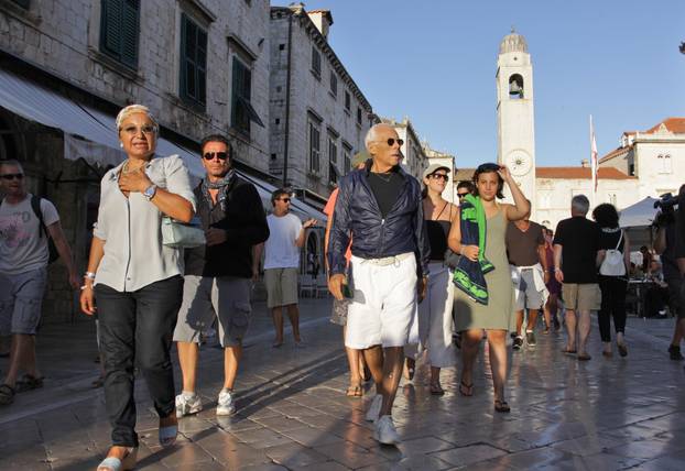 ARHIVA - 2009. Dubrovnik: Giorgio Armani uživao je u šetnji Stradunom