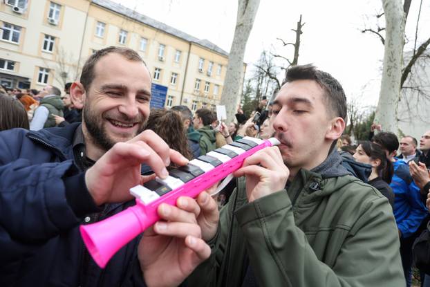 Studenti iz Banja Luke dali podršku kolegama iz Srbije