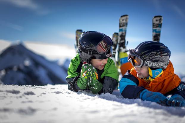 Nachwuchs-Skifahrer am PrÃ¤bichl, Hochsteiermark 