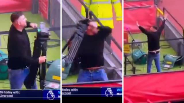 VIDEO Navijači Uniteda iščupali i bacali kamere, bakljom gađali legendu engleskog nogometa