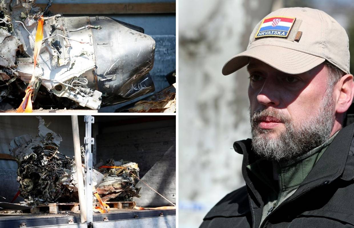 VIDEO Banožić: Pronašli smo dijelove avio bombe na letjelici