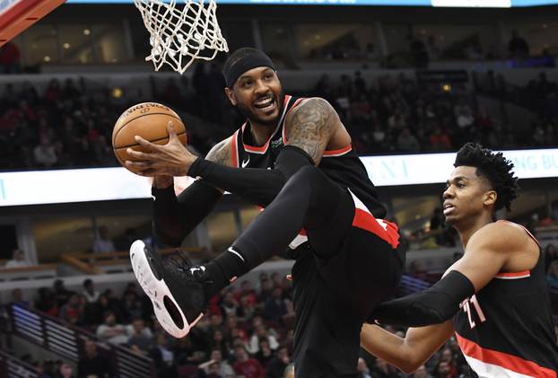 NBA: Portland Trail Blazers at Chicago Bulls