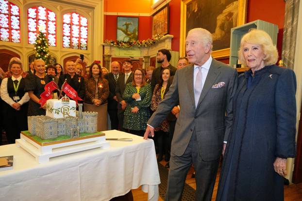 Britain's King Charles visits Wales