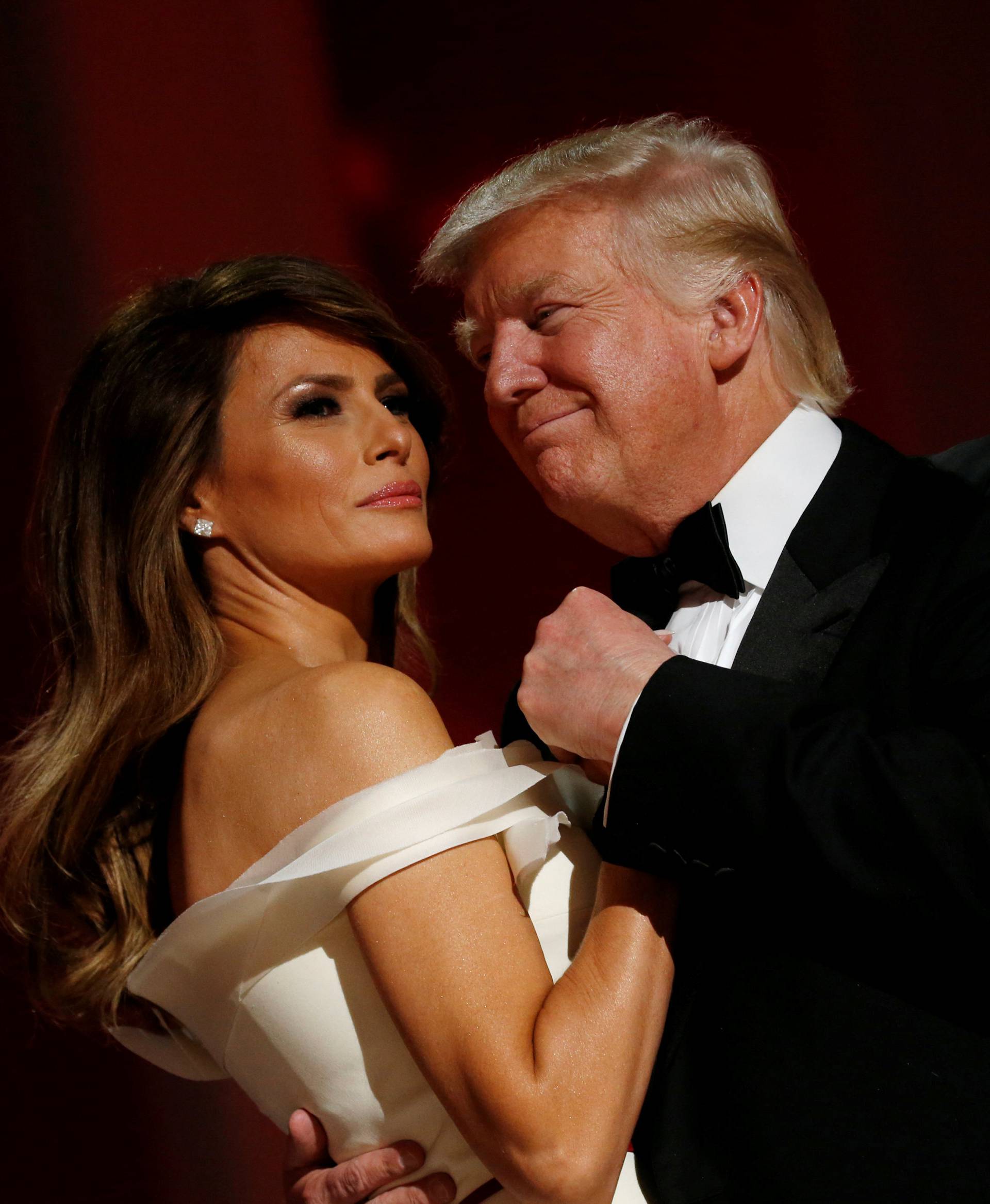 Trump attends the Liberty Ball in honor of his inauguration in Washington